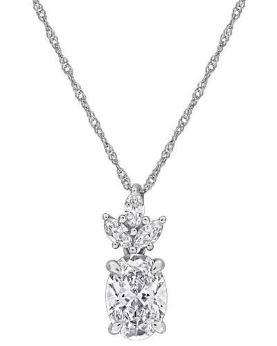 Created Forever 14k 1.25 Ct. Tw. Lab-grown Diamond Pendant In Pattern