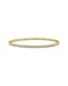 Created Forever 14k 2.66 Ct. Tw. Lab-grown Diamond Bangle In Pattern