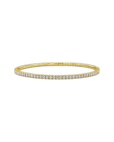 Created Forever 14k 2.66 Ct. Tw. Lab-grown Diamond Bangle In Pattern