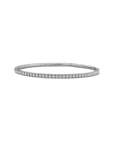 Created Forever 14k 3.00 Ct. Tw. Lab-grown Diamond Bangle In Metallic
