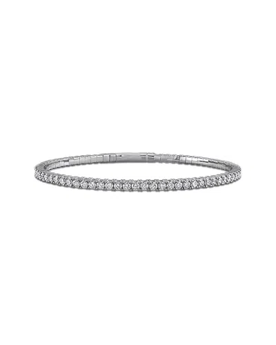 Created Forever 14k 3.70 Ct. Tw. Lab-grown Diamond Bangle In Gray