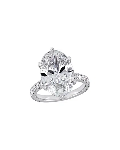 Created Forever 14k 8.05 Ct. Tw. Lab-grown Diamond Engagement Ring In Metallic