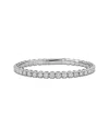 Created Forever 14k 8.50 Ct. Tw. Lab-grown Diamond Bangle In Pattern