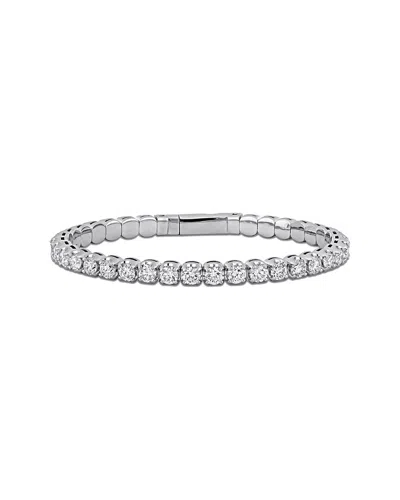 Created Forever 14k 8.50 Ct. Tw. Lab-grown Diamond Bangle In Metallic