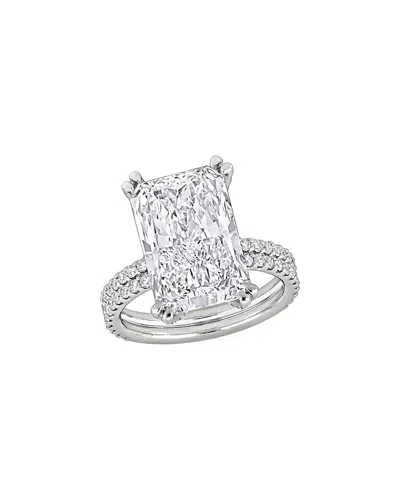 Created Forever 14k 8.56 Ct. Tw. Lab-grown Diamond Engagement Ring In Metallic