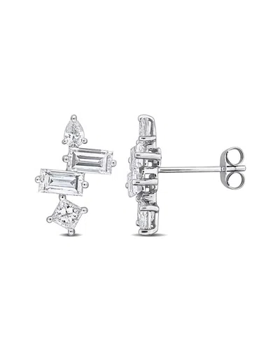 Created Forever 1.60 Ct. Tw. Lab-grown Diamond 14k Earrings In Metallic