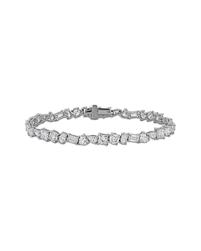 Created Forever 18k 3.15 Ct. Tw. Lab-grown Diamond Tennis Bracelet In Metallic