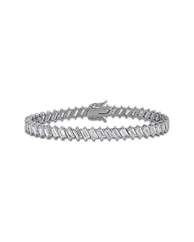 Created Forever 18k 7.20 Ct. Tw. Lab-grown Diamond Tennis Bracelet In Pattern