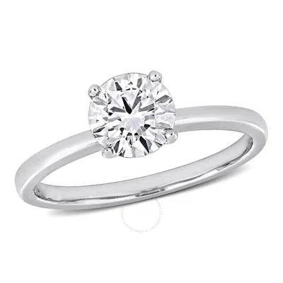 Created Forever 1ct Tdw Lab-created Diamond Solitaire Engagement Ring In 14k White Gold