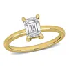 Created Forever 1ct Tw Emerald-cut Lab Grown Diamond Solitaire Engagement Ring In 14k Yellow Gold In Yellow