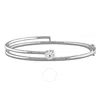 Created Forever 1ct Tw Lab Grown Diamond Bangle In 14k White Gold In White