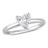 Created Forever 1ct Tw Lab Grown Diamond Heart Engagement Ring In 14k White Gold In White