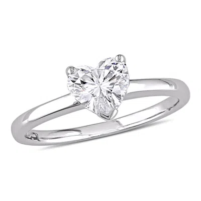 Created Forever 1ct Tw Lab Grown Diamond Heart Engagement Ring In 14k White Gold In ["white"]