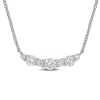 Created Forever 1ct Tw Lab Grown Diamond Necklace In Sterling Silver In Metallic
