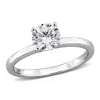 Created Forever 1ct Tw Lab-grown Diamond Solitaire Engagement Ring In 10k White Gold In Silver