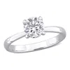 Created Forever 1ct Tw Lab-grown Diamond Solitaire Engagement Ring In 14k White Gold In White