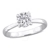 Created Forever 1ct Tw Lab-grown Diamond Solitaire Engagement Ring In 14k White Gold In White