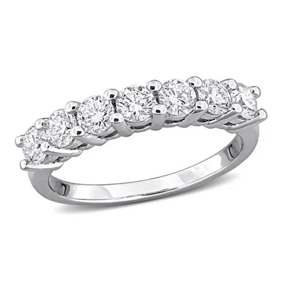 Created Forever 1ct Tw Lab-grown Diamond Anniversary Band In Sterling Silver In ["white"]