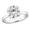 Created Forever 2 1/10ct Tw Lab-grown Diamond Solitaire Engagement Ring In 14k White Gold In White