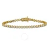 Created Forever 2 1/2ct Tw Lab-grown Diamond Tennis Bracelet In 14k Yellow Gold In Yellow