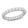 CREATED FOREVER CREATED FOREVER 2 1/3CT TDW LAB-CREATED DIAMOND ETERNITY RING IN 14K WHITE GOLD SZ 9