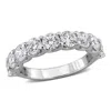 Created Forever 2 1/4ct Tw Diamond Anniversary Band In Sterling Silver In Silver