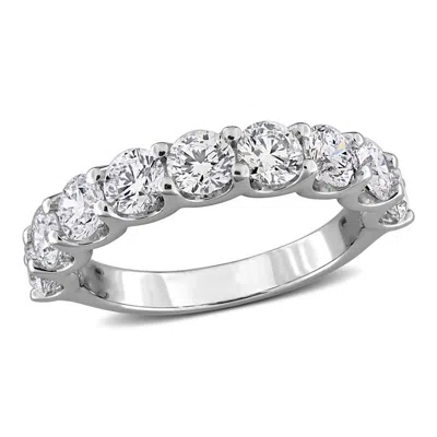 Created Forever 2 1/4ct Tw Diamond Anniversary Band In Sterling Silver