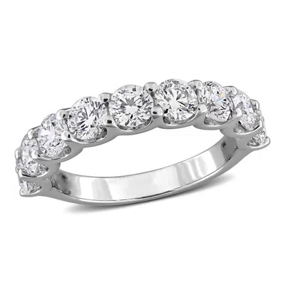 Created Forever 2 1/4ct Tw Diamond Anniversary Band In Sterling Silver In ["white"]