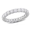 CREATED FOREVER CREATED FOREVER 2 1/5 CT TGW LAB CREATED DIAMOND ETERNITY BAND IN 14K WHITE GOLD