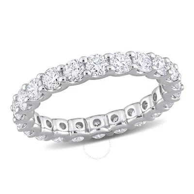 Created Forever 2 1/5 Ct Tgw Lab Created Diamond Eternity Band In 14k White Gold