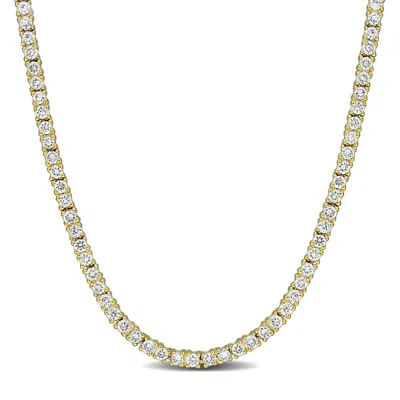 Created Forever 2 4/5 Ct Tw Lab-grown Diamond Tennis Necklace In 14k Yellow Gold