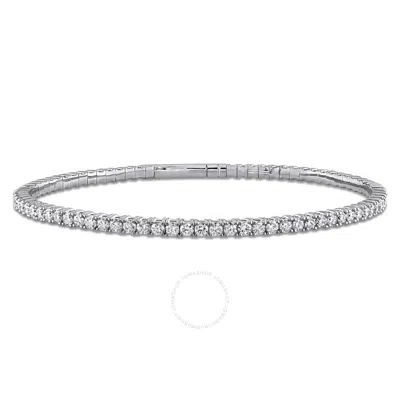 Created Forever 2 5/8ct Tw Lab-grown Diamond Tennis Bracelet In 14k White Gold In Silver
