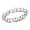 CREATED FOREVER CREATED FOREVER 2 CT TGW LAB CREATED DIAMOND ETERNITY BAND IN 14K WHITE GOLD