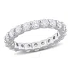 Created Forever 2 Ct Tgw Lab Created Diamond Eternity Band In 14k White Gold In White