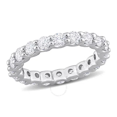 Created Forever 2 Ct Tgw Lab Created Diamond Eternity Band In 14k White Gold