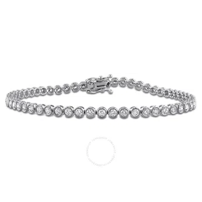 Created Forever 2ct Tdw Lab-created Diamond Tennis Bracelet In 14k White Gold