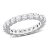 Created Forever 2ct Tw Lab-grown Diamond Eternity Band In 14k White Gold In Silver