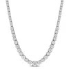 Created Forever 2ct Tw Lab-grown Diamond Necklace 14k White Gold-33.5 In In White