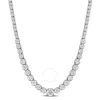 Created Forever 2ct Tw Lab-grown Diamond Necklace 14k White Gold-33.5 In In White