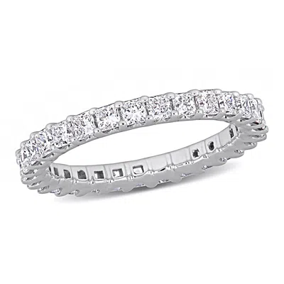 Created Forever 2ct Tw Princess-cut Lab-grown Diamond Eternity Ring In 14k White Gold