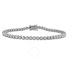 Created Forever 3 1/10 Ct Tw Lab-grown Diamond Tennis Bracelet In 14k White Gold In White