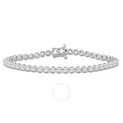 CREATED FOREVER CREATED FOREVER 3 1/3CT TW LAB-GROWN DIAMOND TENNIS BRACELET IN 14K WHITE GOLD