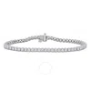 Created Forever 3 3/4ct Tw Lab-grown Diamond Tennis Bracelet In 14k White Gold - 7 In In White