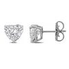 Created Forever 3 Ct Tw Lab Grown Heart Diamond Tw Stud Earrings 14k White Gold F Vs1 (igi Certified In White
