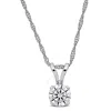 Created Forever 3/4ct Tdw Lab-grown Diamond Solitaire Necklace 14k White Gold-18 In In White
