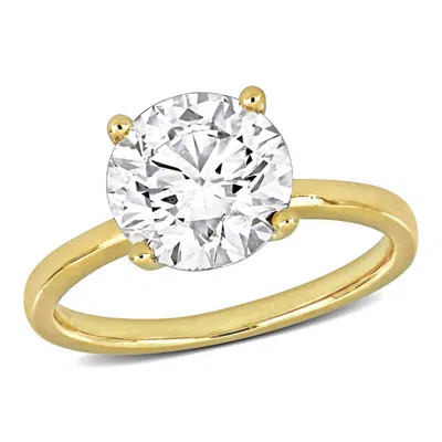 Created Forever 3ct Tw Lab Grown Diamond Solitaire Engagement Ring In 14k Yellow Gold