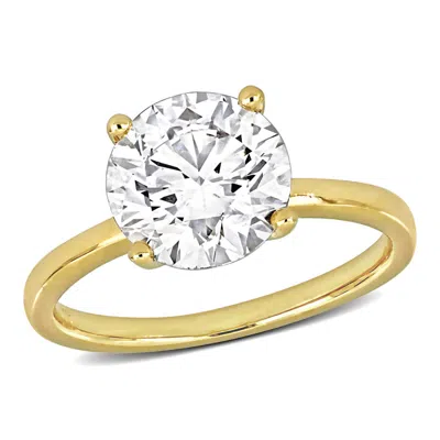 Created Forever 3ct Tw Lab Grown Diamond Solitaire Engagement Ring In 14k Yellow Gold