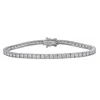 Created Forever 4 1/2ct Tw Lab-grown Diamond Tennis Bracelet In 14k White Gold - 7 In In White