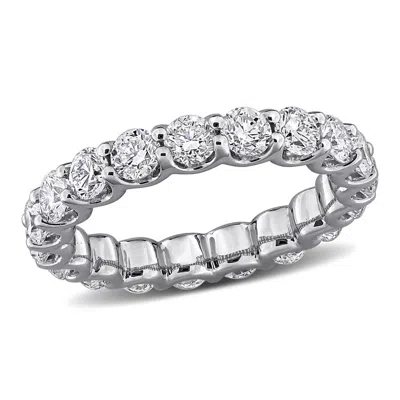Created Forever 4ct Tw Lab-grown Diamond Eternity Ring In In 14k White Gold In ["white"]