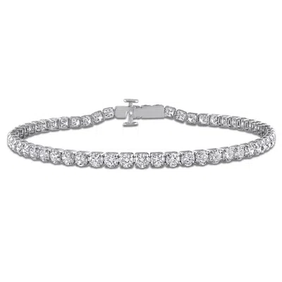 Created Forever 5 1/5ct Tw Lab-grown Diamond Tennis Bracelet In 18k White Gold - 7 In In Metallic